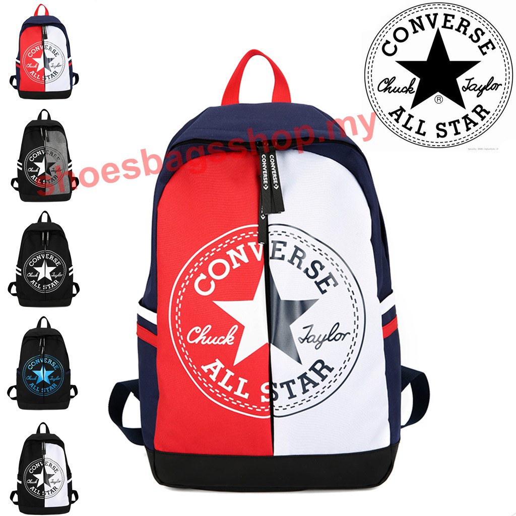Ready Stock Converse College School Travel Casual Unisex Laptop Backpack Bag Bagpack Youth Student Backpack Sport Men Women Bag Shopee Malaysia