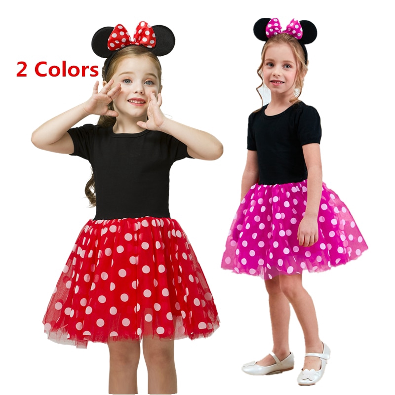 Girls Dress Backless Design Birthday Party Dresses For Girls Kids Princess Clothes New Year Girls Clothes Minnie Mouse Costume Shopee Malaysia