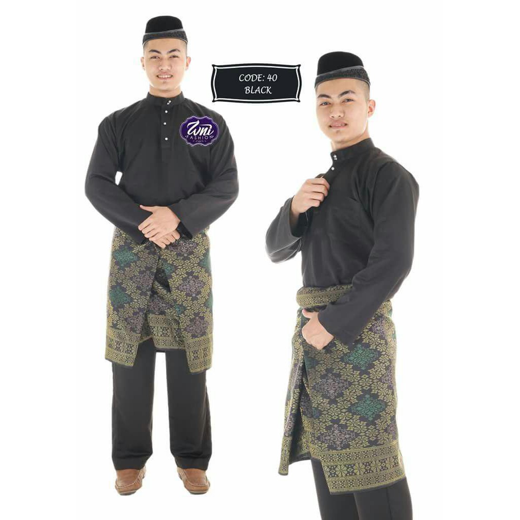 Baju melayu putih kelabu dan hitam. Sale Baju Melayu Ayah Dan Anak Warna Hitam Putih Kelabu Shopee Malaysia