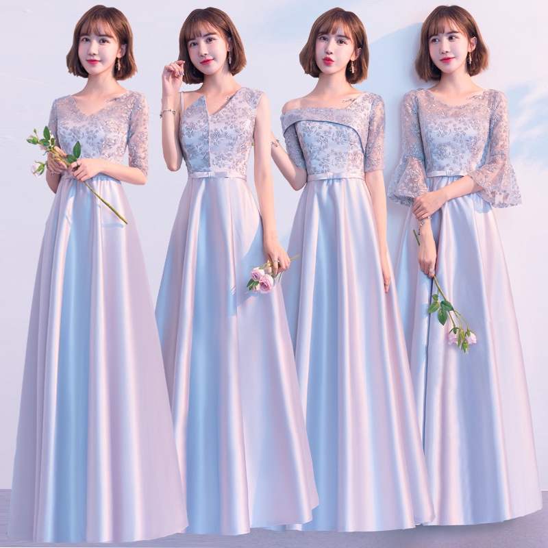 Ready Stock Elegant Wedding Dinner Evening Dress Gown Bridesmaid Dresses Shopee Malaysia