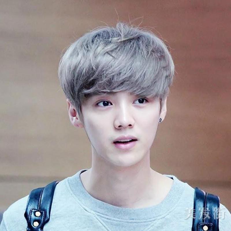 Gunting rambut adalah penting untuk . Luhan Lelaki Yang Sama Rambut Palsu Gaya Korea Lelaki Tampan Rambut Coklat Lurus Pendek Lelaki Dan Wanita Pelajar Semu Shopee Malaysia
