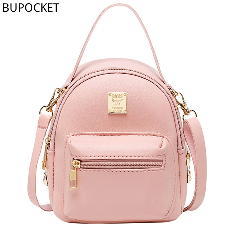 Bupocket Women S Mini Backpack Small Sling Beg Shoulder Bag Large Capacity Simple Korea Fashion Travle Bag Shopee Malaysia