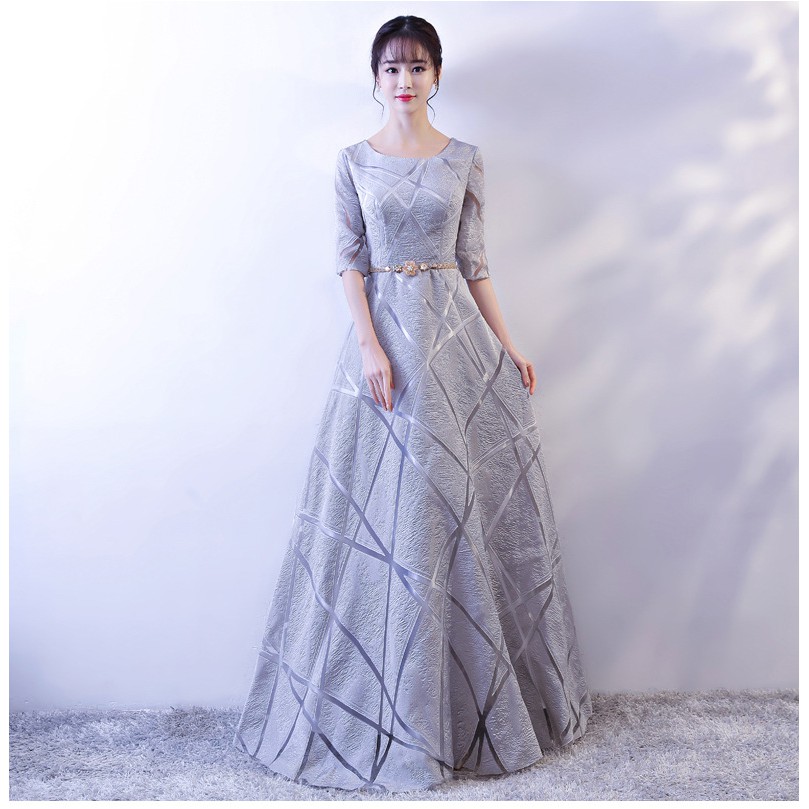 Dinner Dress Top Grade Elegant Women Long Maxi Dress Wedding Party Formal Dress Shopee Malaysia