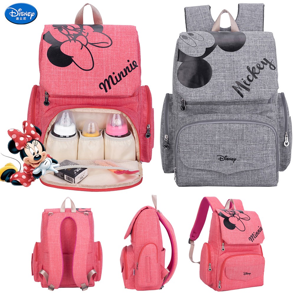 Diaper Bag Disney Mummy Maternity Nappy Bag Baby Diaper Backpack For Mom Nursing Bag For Baby Care Shopee Malaysia