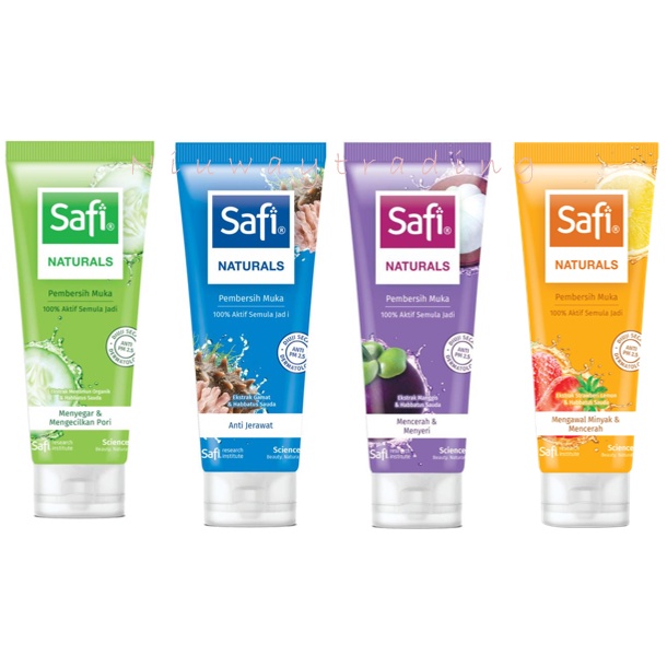 Safi naturals pembersih muka 50gm/100gm