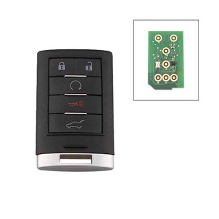 5 Buttons Remote Car Security Key Set Fobs For 2010 2015 Cadillac Srx Nbg009768t