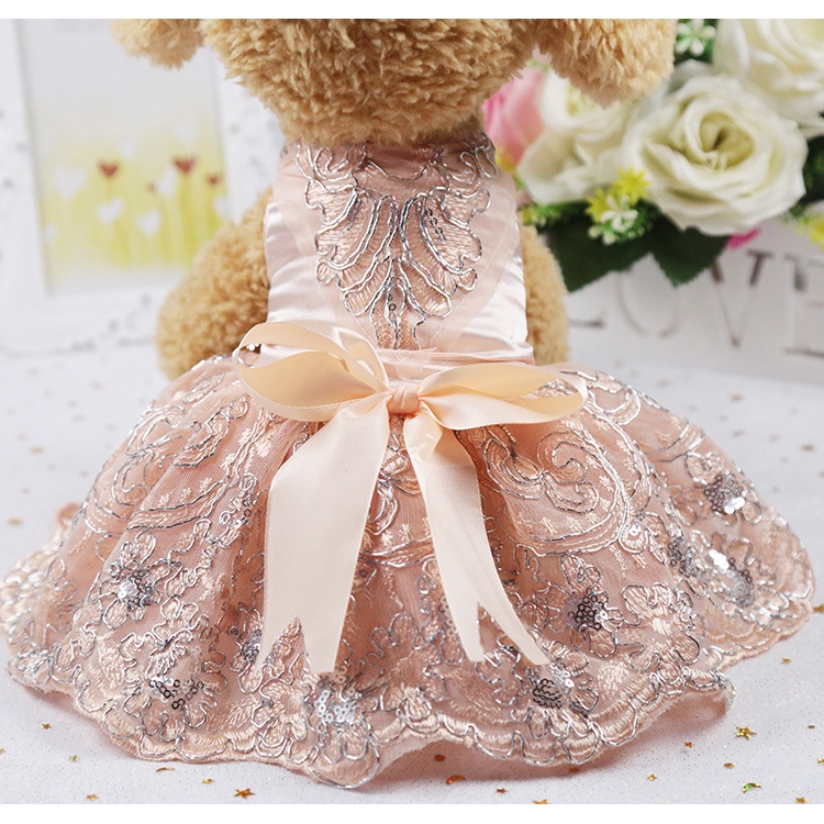 Dog Wedding Dress Dog Dress Spring Summer Autumn Wedding Dress Pet Clothes Dog Clothes Cat Clothes Wholesale Shopee Malaysia