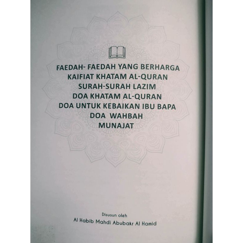 Namun, itu tidak mengurangi rasa cinta dan sayangku padamu. Edisi 3 Kemaskini Doa Khatam Al Qur An Surah Lazim Doa Khatam Al Qura Doa Birrul Walidain Qasidah Shopee Malaysia
