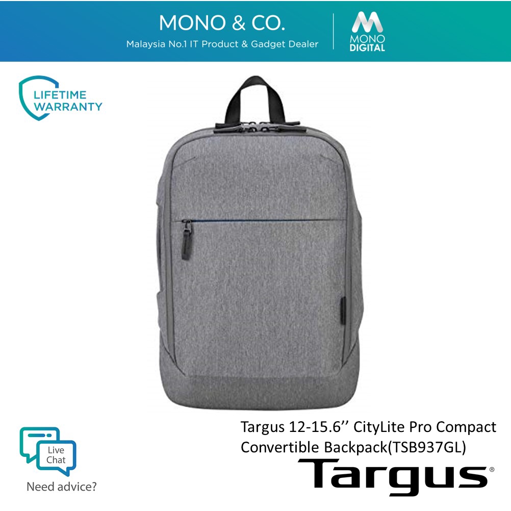 Targus 12 15 6 Citylite Pro Secure Compact Anti Theft Backpack Multi Fit Laptop Note Backpack Free Tablet Suitcase Shopee Malaysia