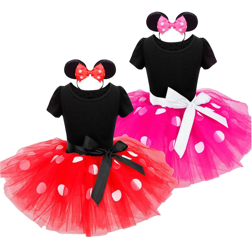Hot Sale Girls Party Dress Girls Birthday Princess Dresses For Christmas Ball Gown Cosplay Mini Mouse Kid Costume Shopee Malaysia