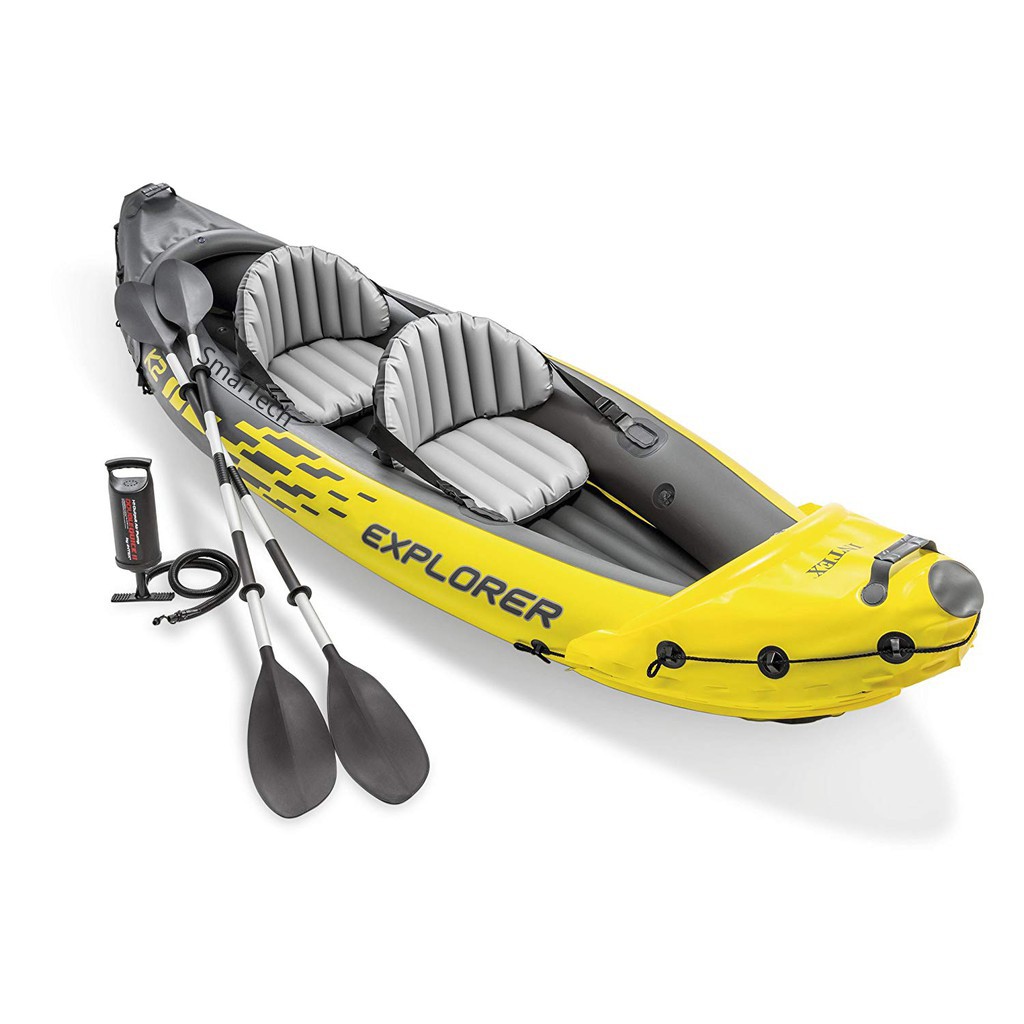 Touch device users, explore by touch or with swipe gestures. 2 Person Kayak Boat Kayak Fishing Boat Fishing Kayak Boat Fashionable Kayak Paddle Inflatable Kayak Set With Aluminum Oars And High Output Air Pump For Sale For Outdoor For Parent Child Couple