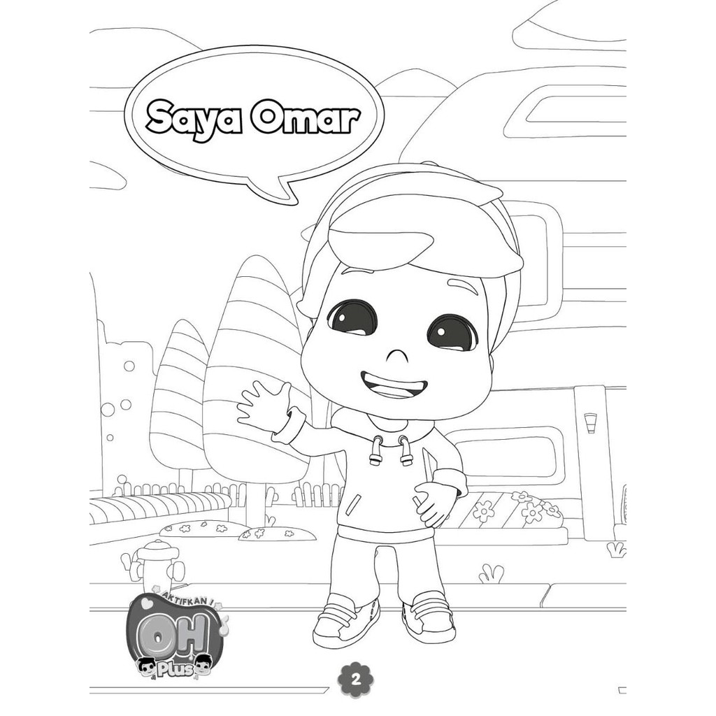 Free spongebob coloring sheets you can find free spongebob squarepants coloring pages for kids that you can print it out or download to your computer. Buku Mewarna Omar Hana Ar Shopee Malaysia