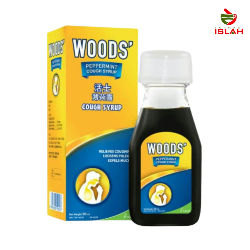 Kandungan bahan utama dalam setiap 5ml,ubat ialah guaiphenesin 100mg. Wood S Peppermint Cough Syrup Ubat Batuk 50ml 100ml Shopee Malaysia