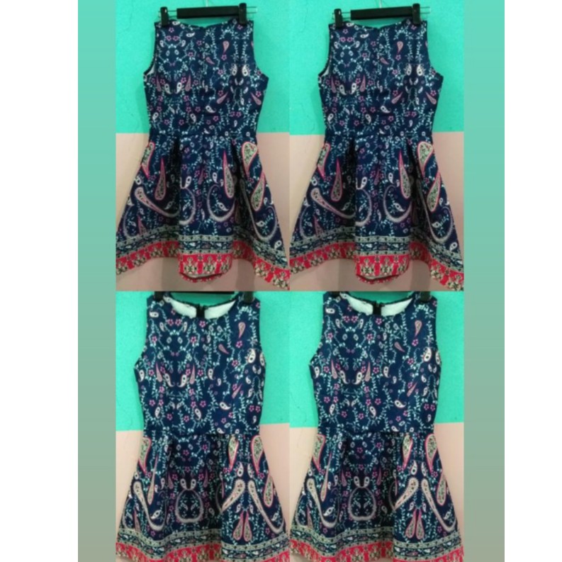Blouse Baju Short Cutting Blouse Gown Party Wear Wedding Blue Simple Bridesmaid Women Clothing Dresses Mini Dresses Shopee Malaysia