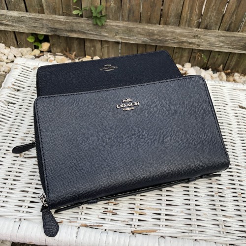 However, if you need to mail a p. December Sale Coach Crossgrain Leather Double Zip Travel Wallet In Midnight Shopee Malaysia