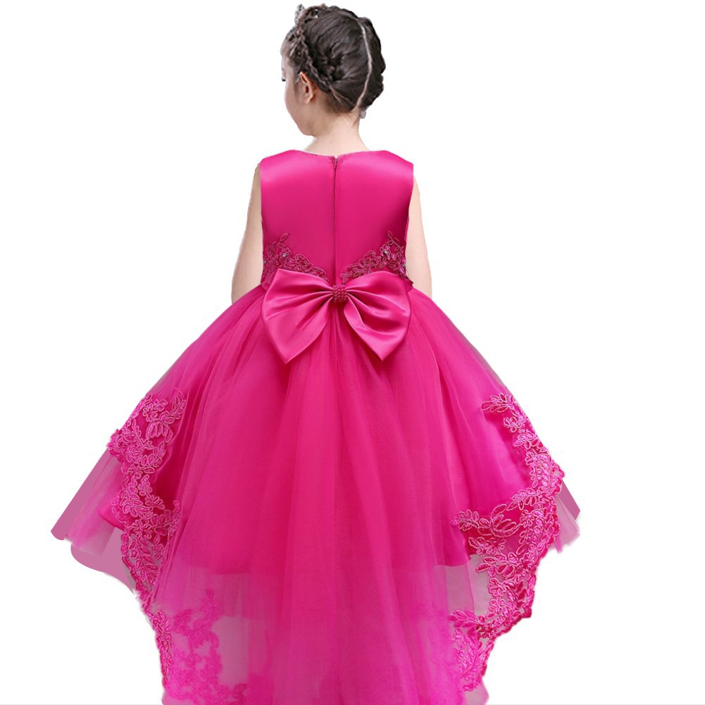 Princess Flower Dress Dress Birthday Party Wedding Dress 3 13 Years Old Shopee Malaysia