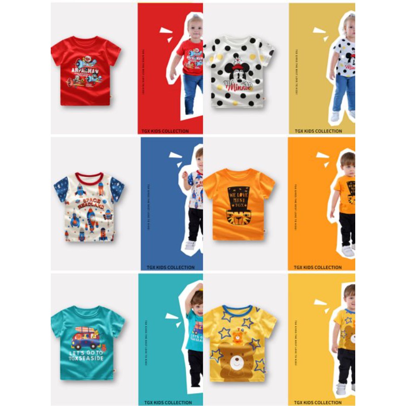 Malah lebih banyak hadiah dan voucher ditawarkan di mulai hari ini. Baby Cute Cartoon Summer Short Sleeve T Shirt Baju Kartun Comel Baby Lelaki Dan Perempuan Shopee Malaysia