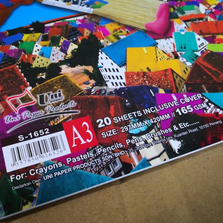 ∙ promo pengguna baru ∙ kurir instan ∙ bebas ongkir ∙ cicilan 0%. Uni 165gsm A3 Drawing Block Kertas Lukisan 20 S S 1652 New Pgmall