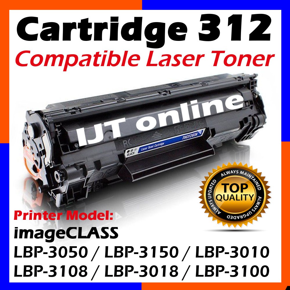 29.10.2012 · to find the latest driver for your computer we recommend running our free driver scan. Compatible Laser Toner By Ijt Canon Cart 312 Cart312 Crg312 285 325 Printer Laser Shot Lbp3050 Lbp 3050 3150 Shopee Malaysia
