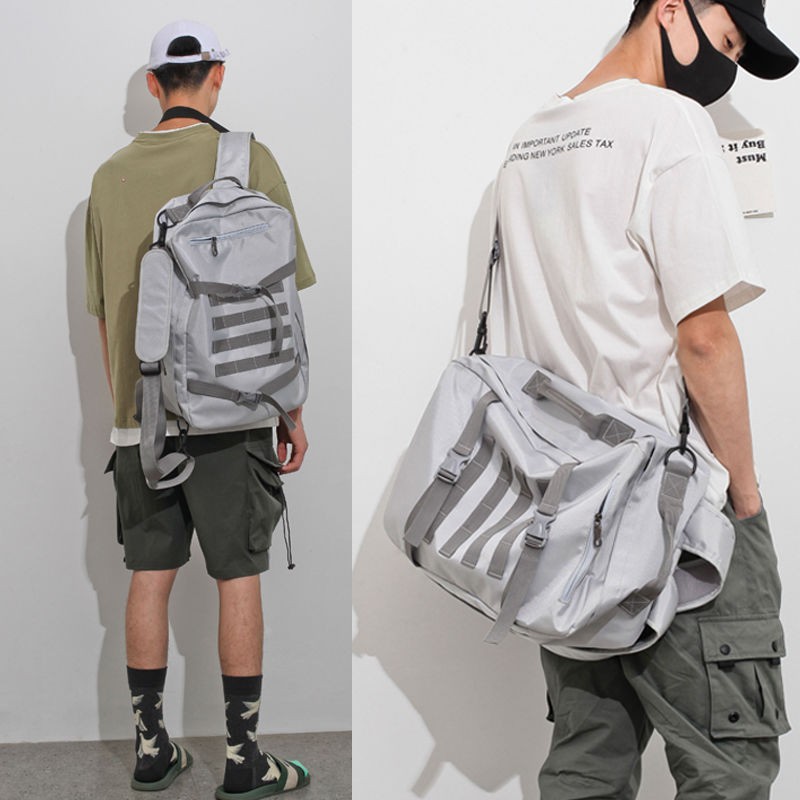 Gd Men S Backpack Men S High School Students College Bags Men S Trend Korean Version Of The Messenger Bag Men S Large Capacity Backpack Male Handsome Shopee Malaysia
