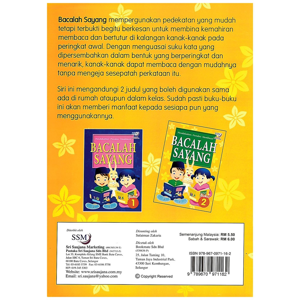 Bacalah anakku buku 6 pdf download. Bacalah Sayang Buku 2 Shopee Malaysia