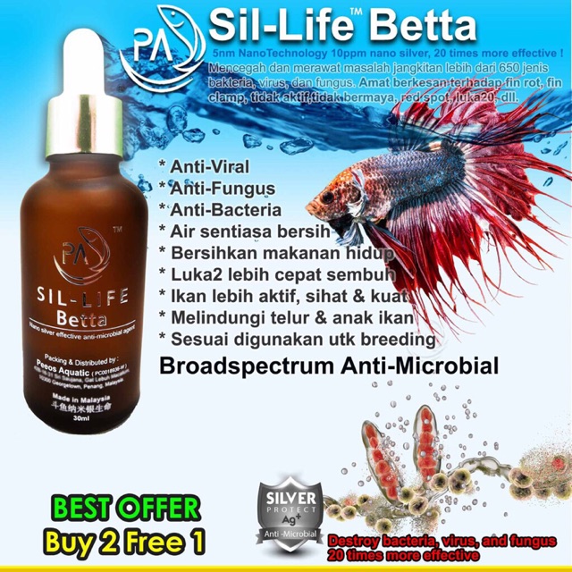 Untuk akuarium yang besar, nak letak air pump penapis water . Pa Sil Life Betta Untuk Guppy Ikan Laga Shrimp Sesuai Semua Akuarium Air Tawar Antibacteria Antifungus Antivirus Shopee Malaysia