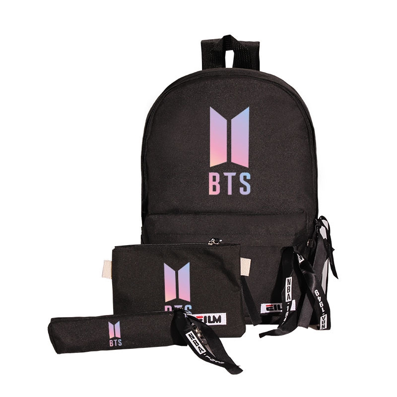 Bts Bag Sekolah Kid S School Bag Travel Backpack Casual Carry Korean Style 3 Pcs In Set Backpack Shoulder Bag Handbag Shopee Malaysia