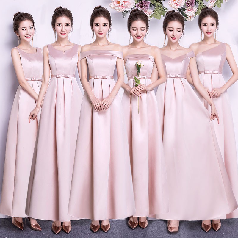 Women Bridesmaid Dress Long Dresses Sister Dresses Wedding Dinner Evening Dress Shopee Malaysia