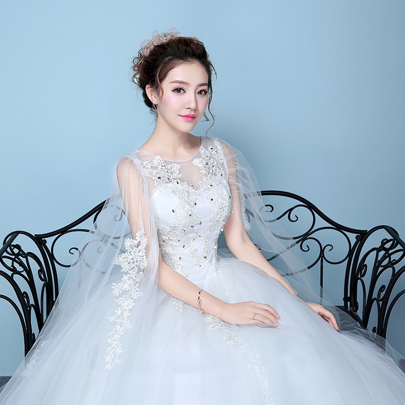 Ready Stock Korean Style Sweet Bridal Ball Gown Wedding Dress Princess Dresses Shopee Malaysia