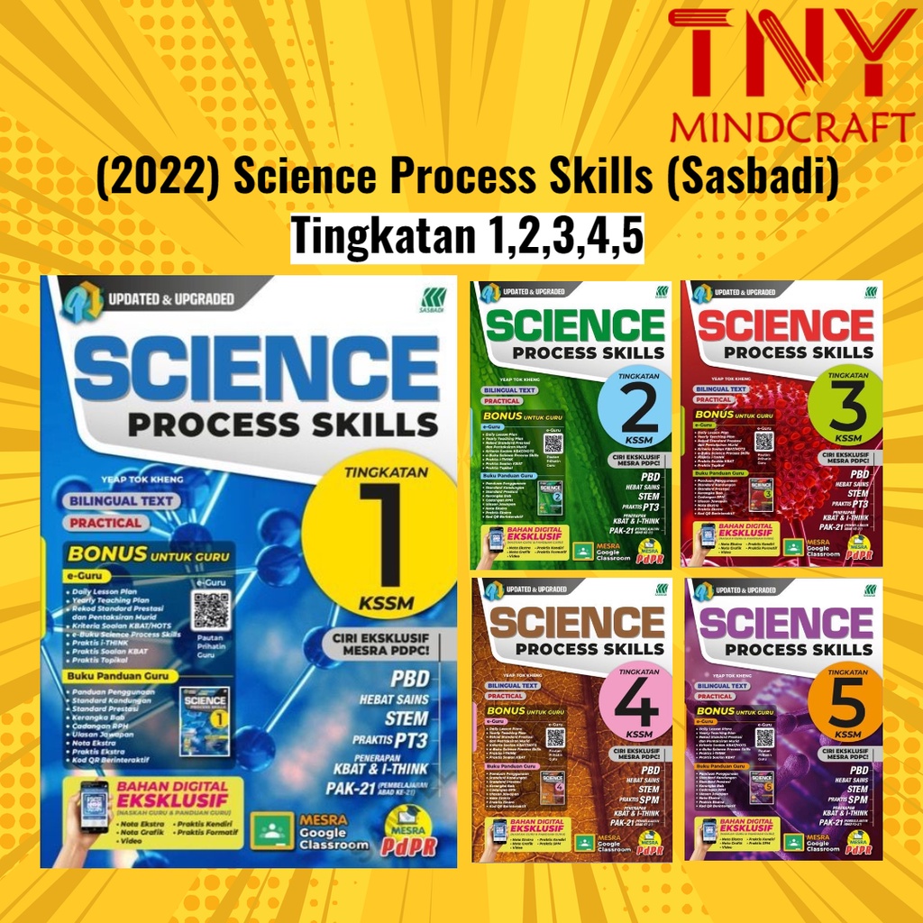 Thinking strategy is the main function and final aim of the thinking process. Tny Buku Latihan Science Process Skills Kssm Tingkatan 1 2 3 4 5 Bilingual Sasbadi 2022 Shopee Malaysia