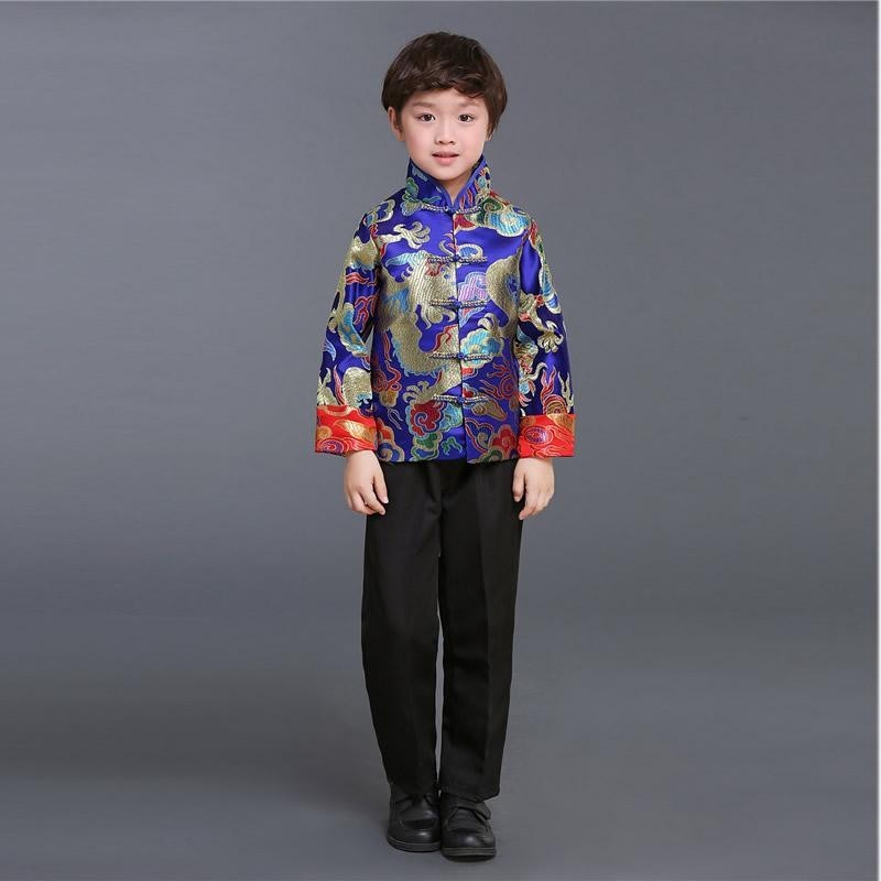 Traditional Baby Chinese New Year Clothing Boys Kids Blue Shopee Malaysia