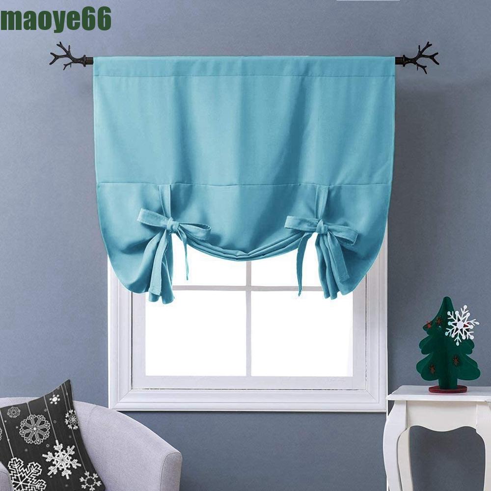 Think about your favorite hotel. Maoye Finished Blackout Curtain Solid Color Window Shades Roman Curtain Window Treatments Polyester Kitchen Tie Up Rod Home Decor Window Drapes Multicolor Shopee Malaysia