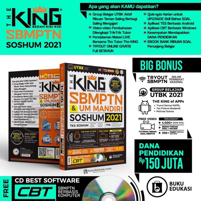 Prediksi lengkap kisi kisi tes sbmptn 2018 dari semua mata pelajaran. Buy Ready Stock The King Surgeon Sbmptn Um Mandiri Saintek Soshum 2021 Ready Stok The King Bedah Kisi Kisi Sbmptn Um Mandiri Saintek Soshum 2021 Seetracker Malaysia