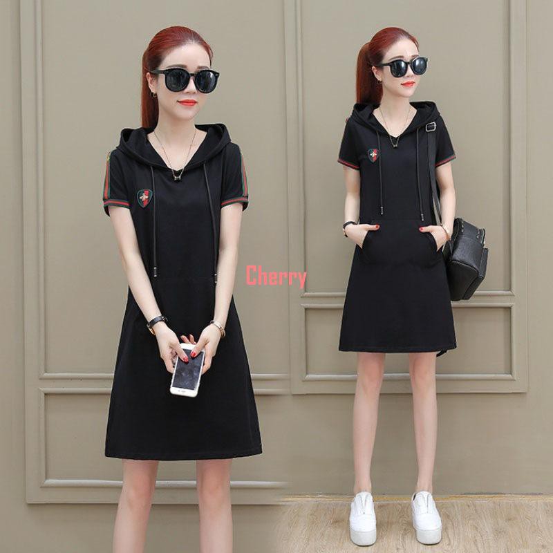 Dark Blue L Sun Dress For Womens Fashion Casual Short Sleeve Solid Casual V Neck Pocket Front Dress For Anniversary Party Valentines Day Bag Case Accessories