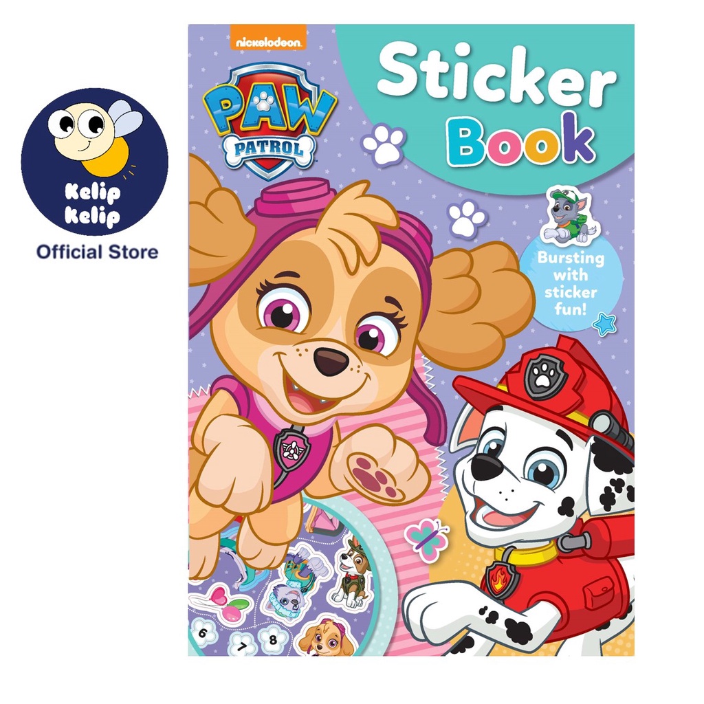 Kid friendly tv does coloring pages of&nbsp;. Buy Paw Patrol Pink Sticker Activity Book With Ryder Team For Kids Seetracker Malaysia