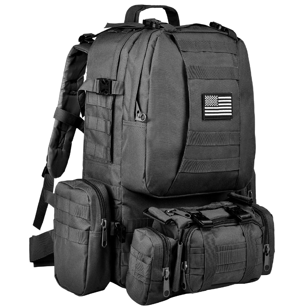 Outdoor 60l Built Up Military Tactical Backpack Army Rucksacks 3 Day Assault Pack Combat Molle Backpack Shopee Malaysia