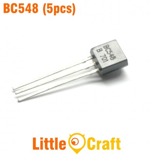 Transistor Bc548 Npn General Purpose Amplifier 5pcs
