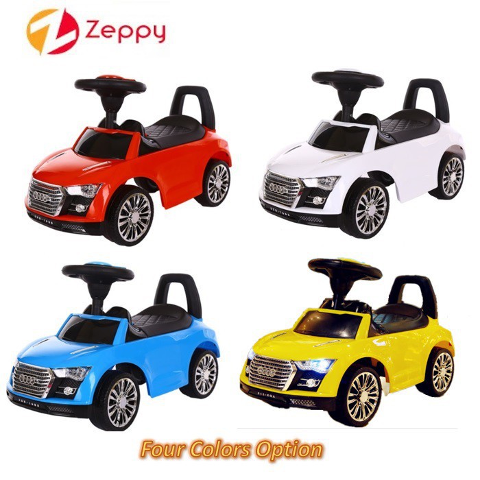 Sales Promotion Kids Audi Design Ride On Push Car Toy With Music And Front Light