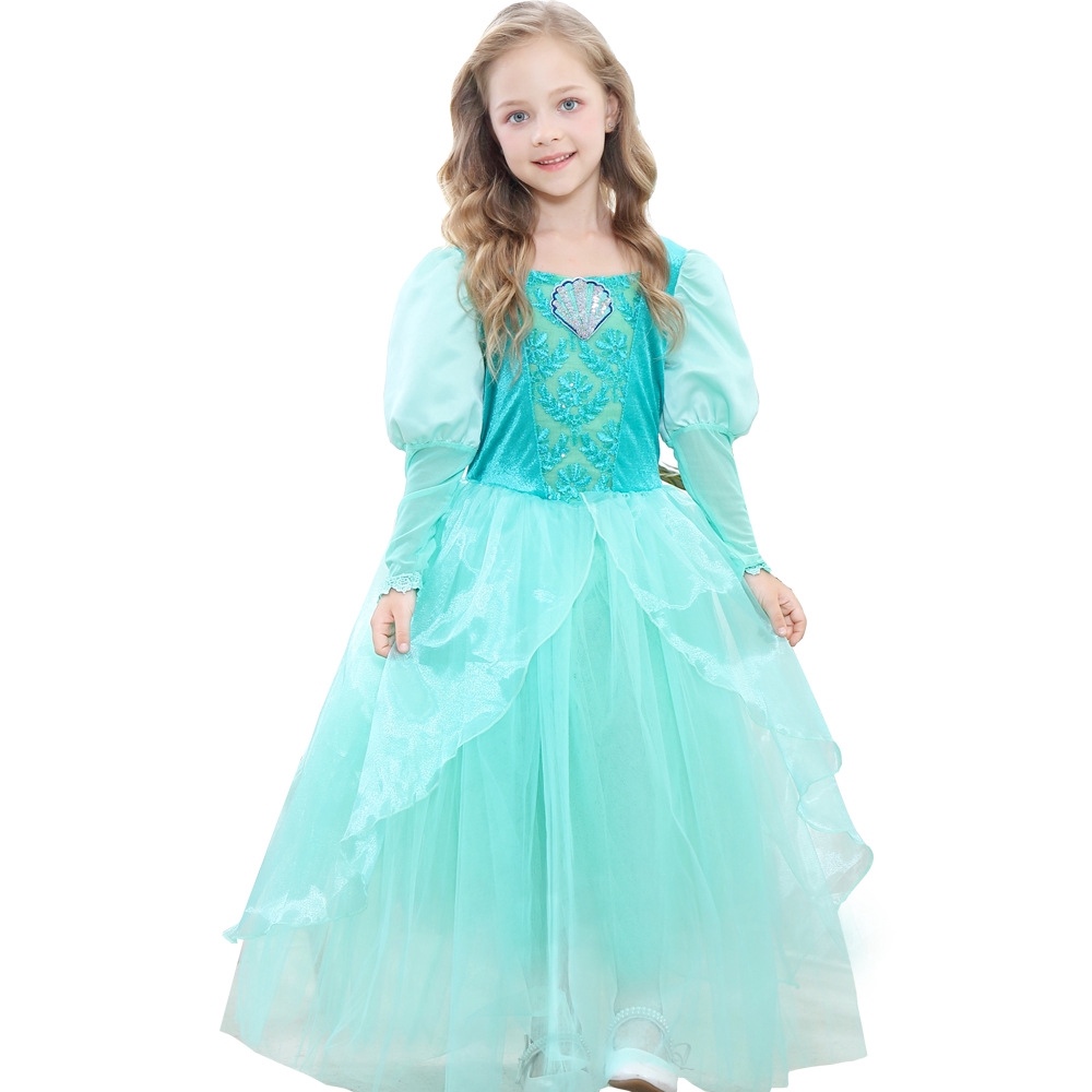 Kame Girl Dress Princess Dress Jasmine Mermaid Dress Birthday Fancy Party Cosplay Clothing Kids Dress Up W306 Shopee Malaysia