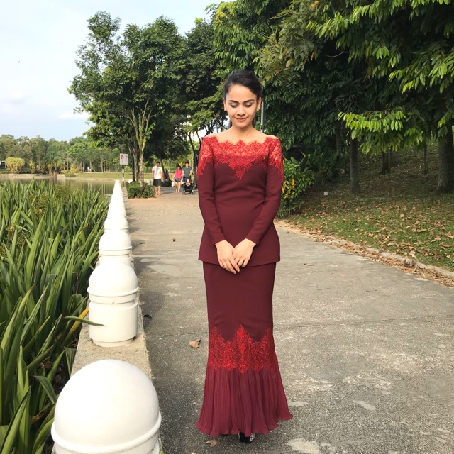 Design Baju Raya 2019 Rizman Ruzaini : Gaby Charbachi G0715 Fostani