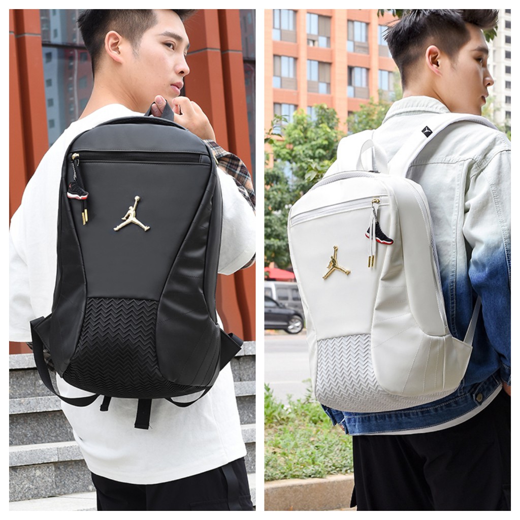 2019 New Arrival Aj Air Jordan Retro 12 Backpack Size Shopee Malaysia