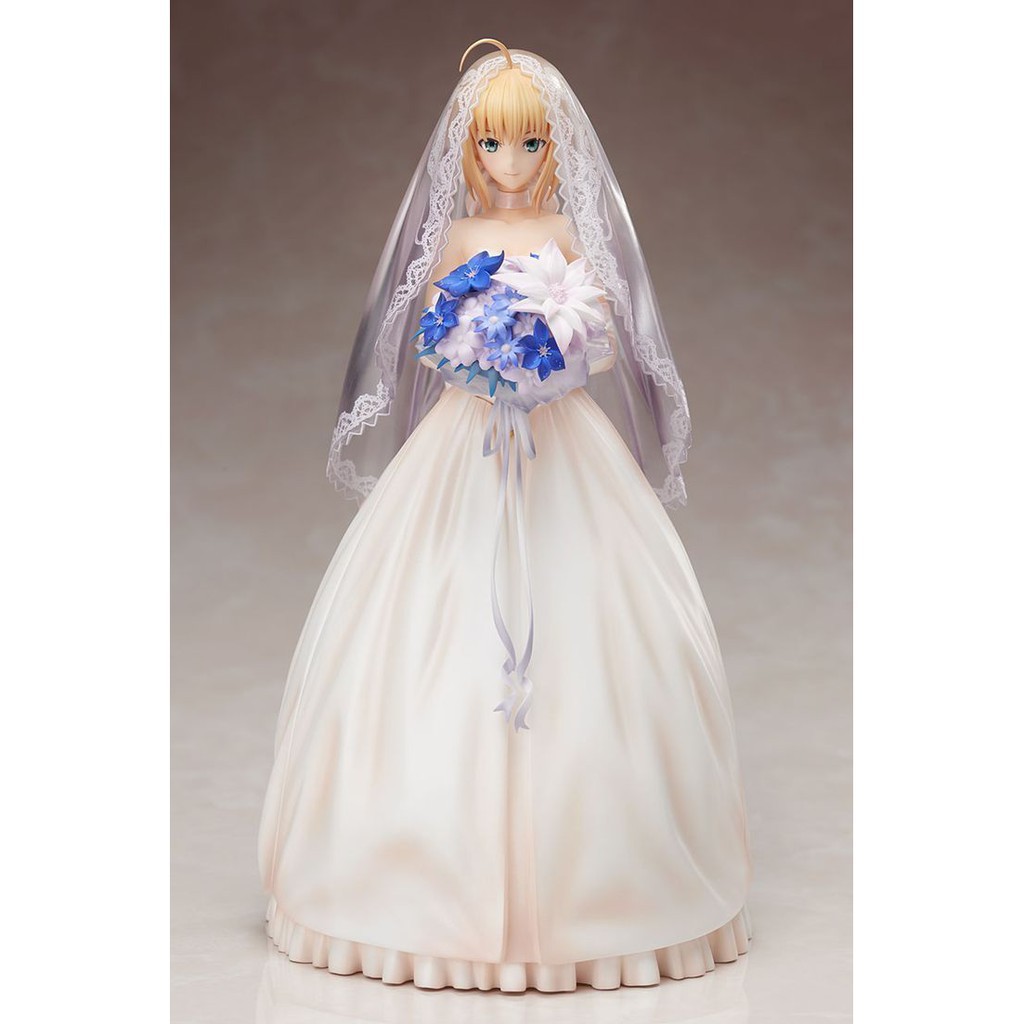 Fate Stay Night 10th Anniversary Saber Royal Wedding Dress 25cm Pvc Figure Shopee Malaysia