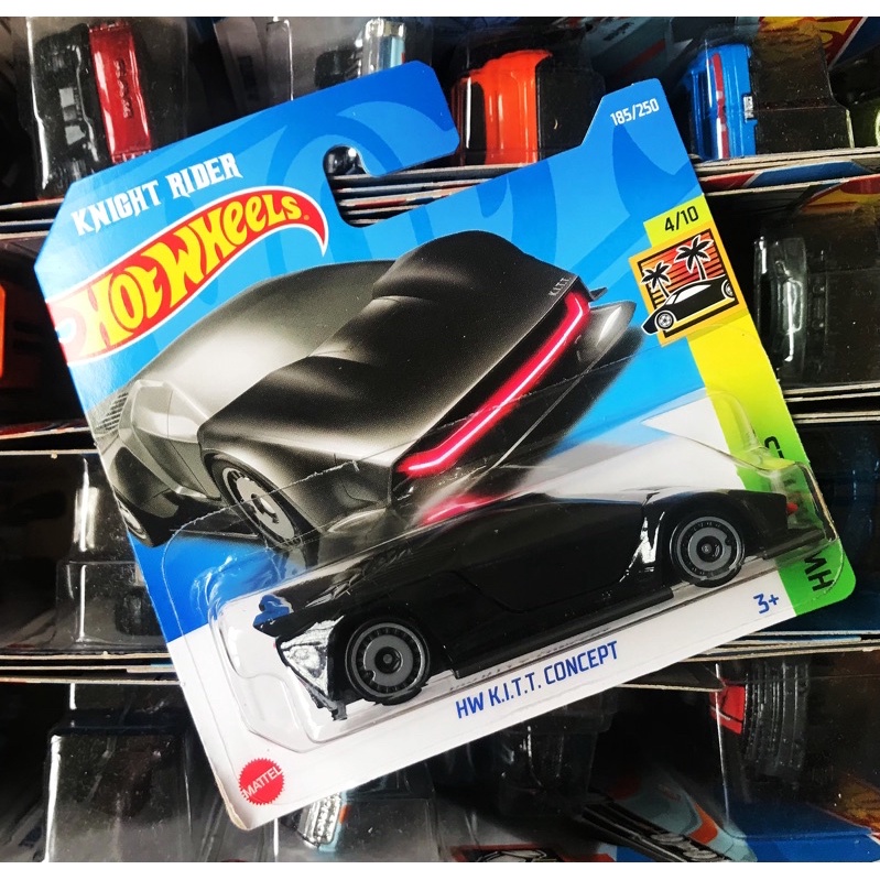 (short card) hot wheels hw kitt concept black 1:64 case k 2022
