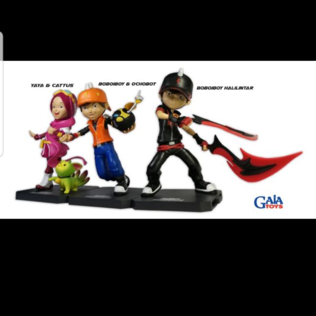 You can also upload and share. Ready Stock 100 Original Boboiboy Galaxy Halilintar Yaya Cattus Boboiboy Ochobot Shopee Malaysia