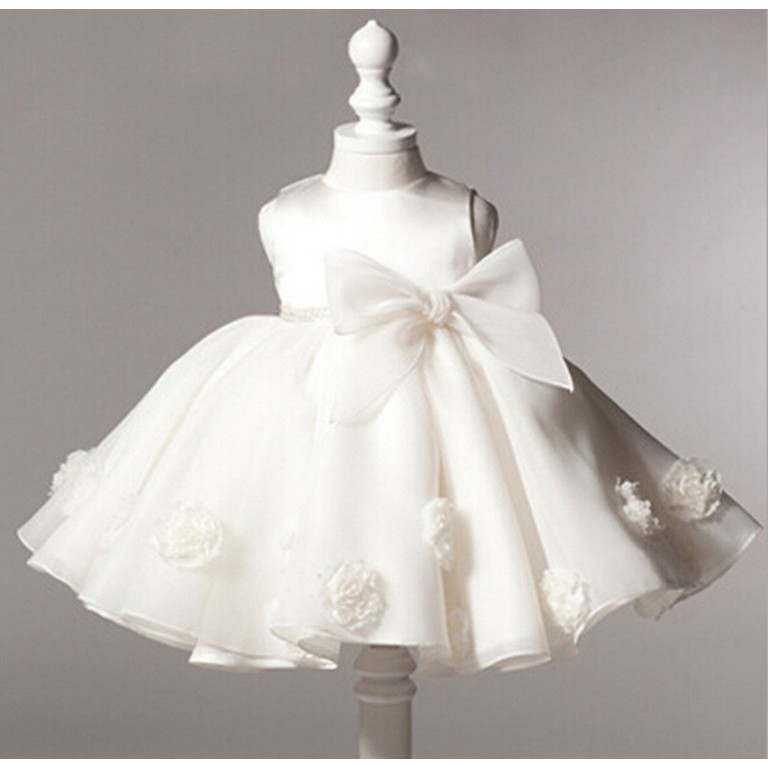 Newborn Baby Girl Dress Summer Girl S Skirt 1 Year Birthday Party Baby Toddler 0 3 Year Old Child Wedding Dress Shopee Malaysia