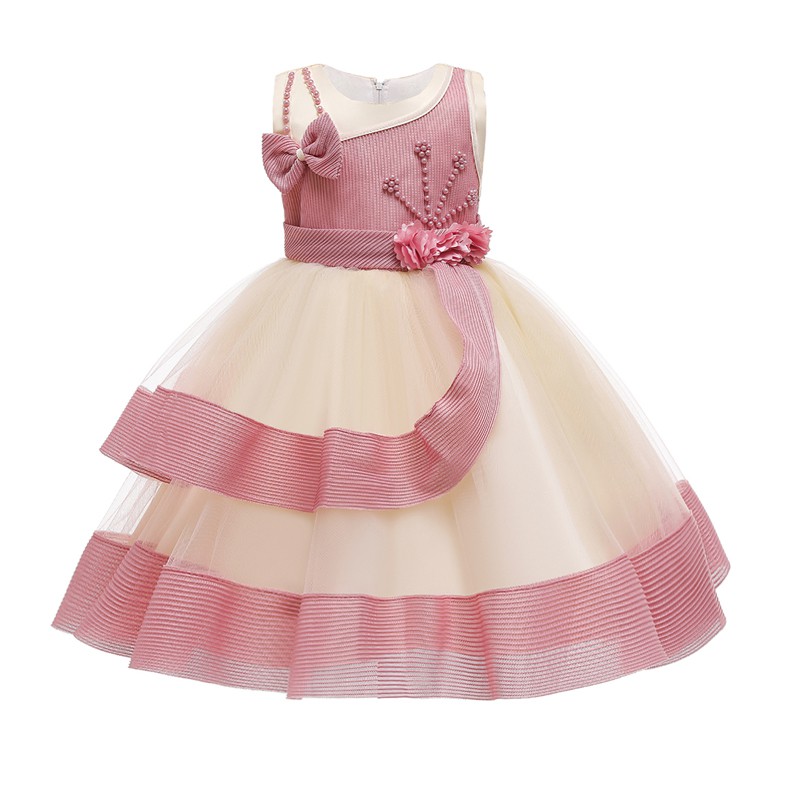 2020 Floral Girls Dress Birthday Princess Dress Girl Kids Dresses Children Clothing Ball Gown Lace Party Dress 3 10 Year Shopee Malaysia