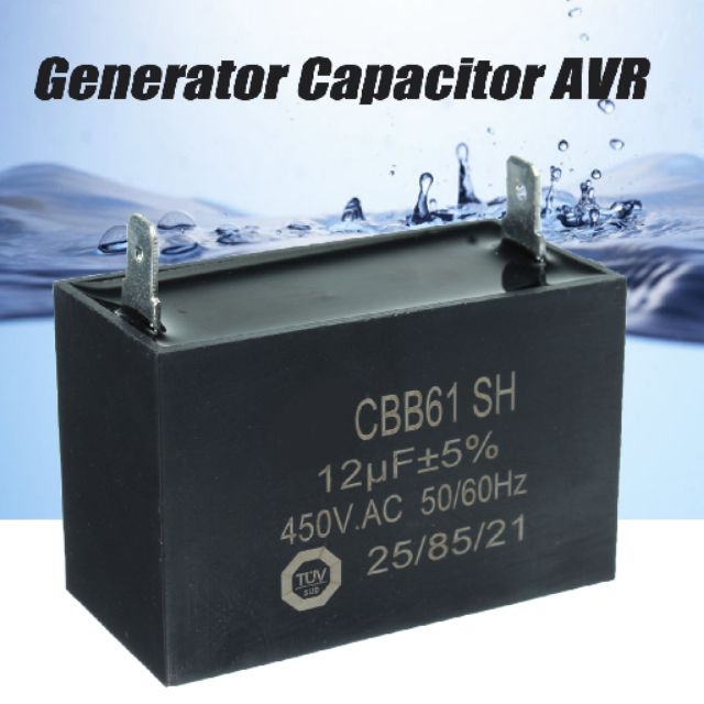 Mesin Basuh Capacitor Kapasitor Washing Machine Generator Cbb61 12uf 50 60hz 450v Ac Motor
