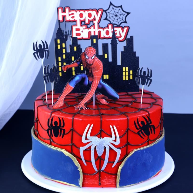 Maka tak hairanlah kalau filem . B2 Spiderman Cake Decoration Spiderman Hiasan Kek Shopee Malaysia