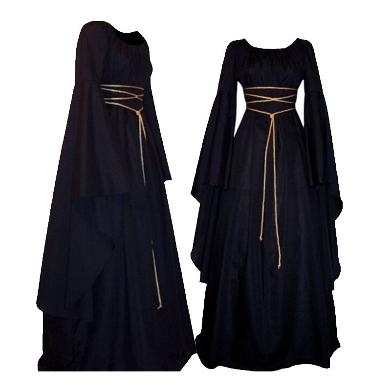 Ready Stock Long Dress Maxi Dresses Dinner Party Medieval Evening Party Dresses Shopee Malaysia