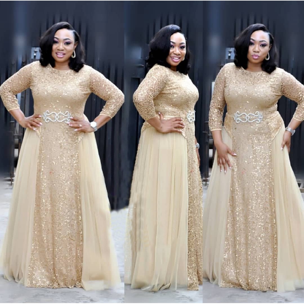 Evening Dress Plus Size Women Long Party Gown Full Dress Formal Dress For Fat Shopee Malaysia